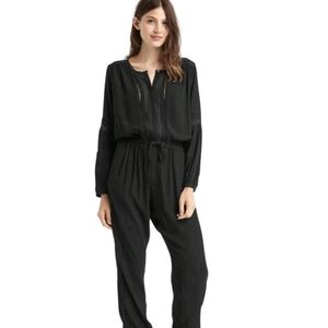 GAP Black Long Sleeve Jumpsuit